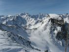 Vue sur le Massif des Ecrins du Col du Chardonnet