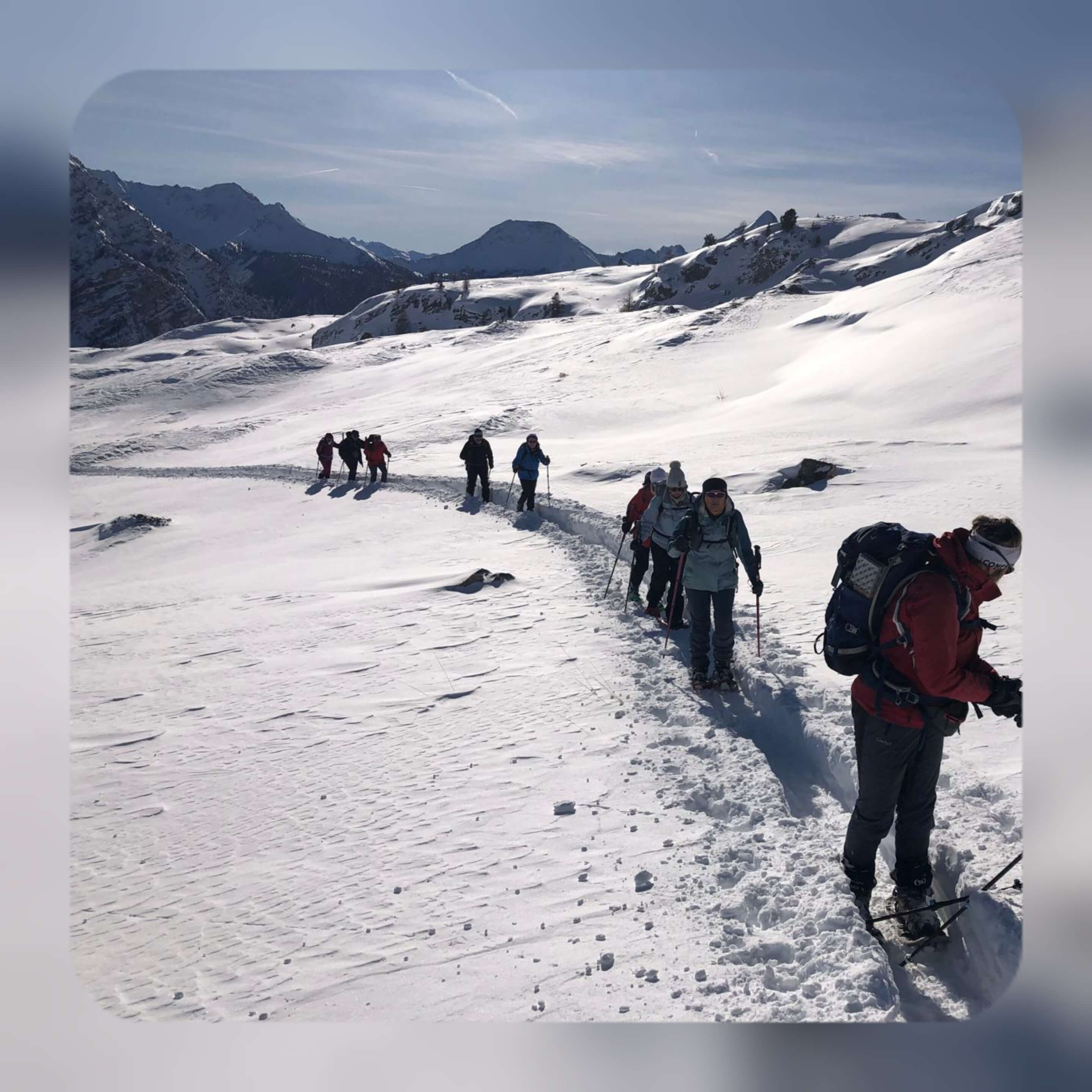 Sortie en raquettes � Montgen�vre